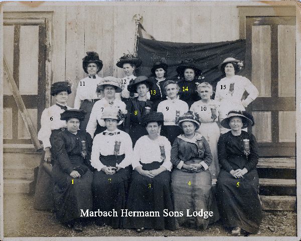 Marbach Loge #125, Order of Hermann Sons - Women